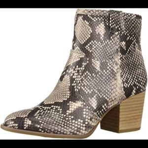 Carlos Santana Snakeskin Booties